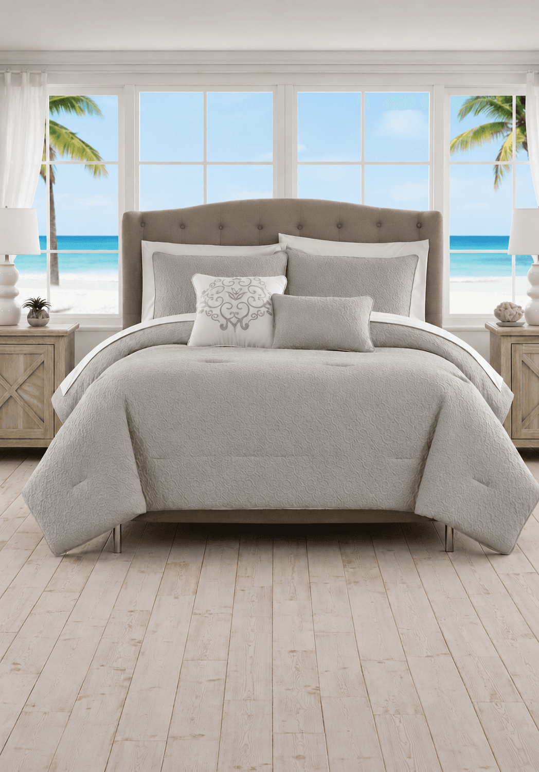 Edredón Silver Serenity King – 5 Piezas